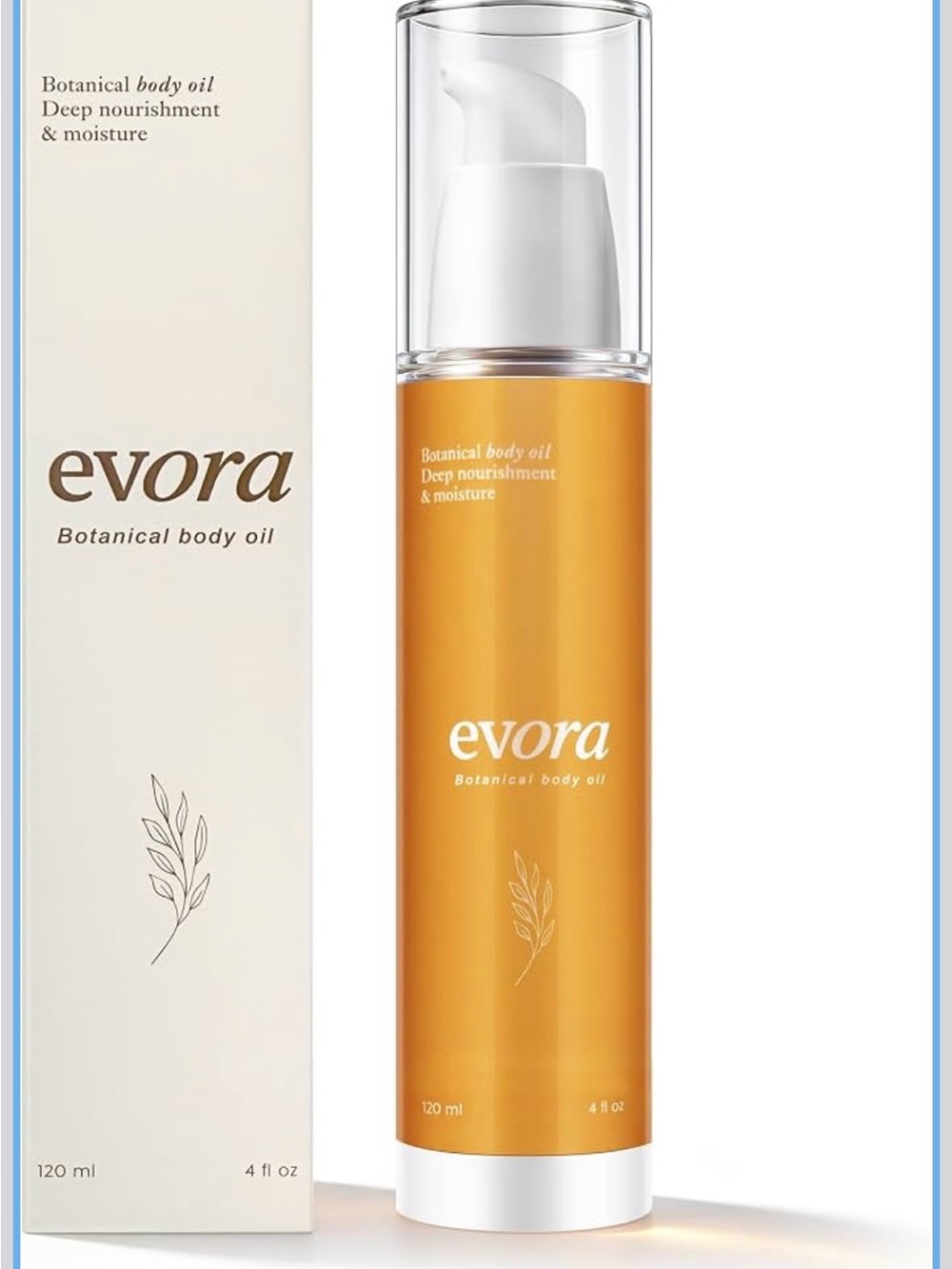 Evora Botanical Body Oil — Nourishing Orange Body Oil
